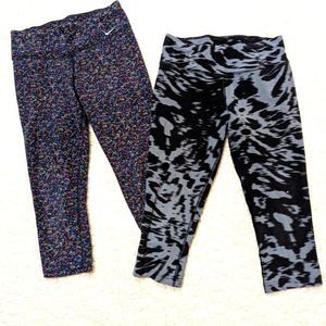 🌷Set of Women's Small Nike DRI Fit Crop Leggings size small